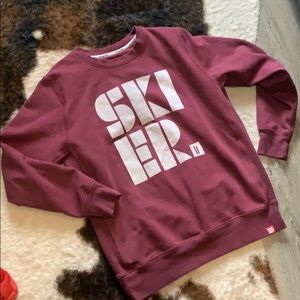 Ski sweatshirt